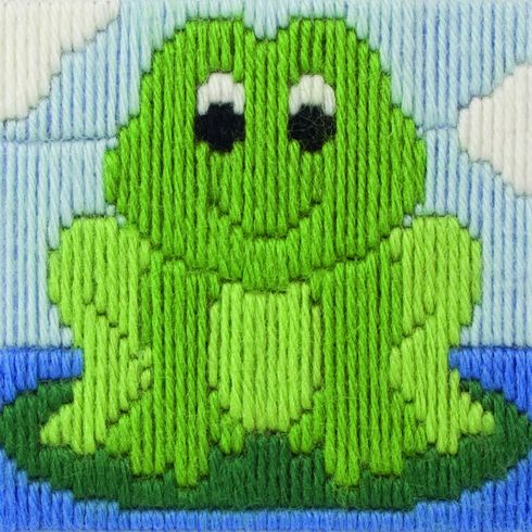 Frog Long Stitch Kit
