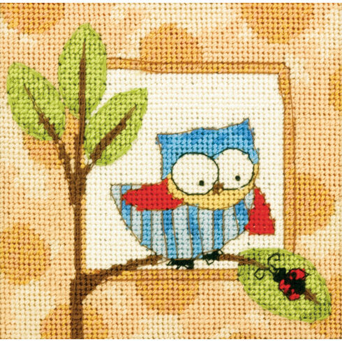 Curious Owl Tapestry Kit