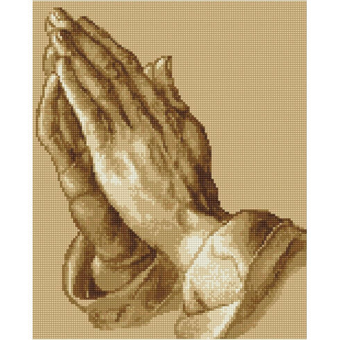 Praying Hands Cross Stitch Kit
