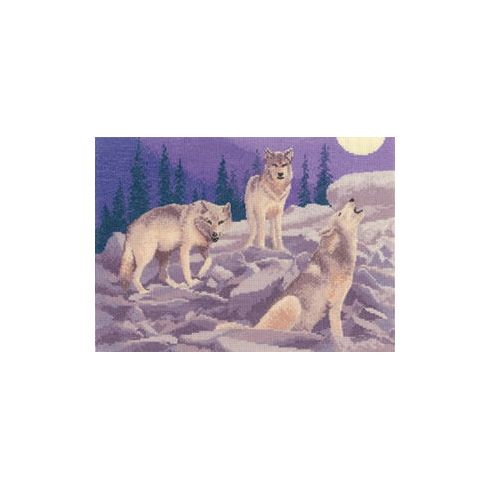 Wolves Cross Stitch Kit