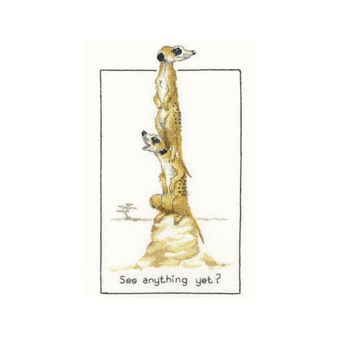 See Anything Yet? Cross Stitch Kit